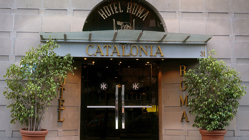 Catalonia Roma Hotel Barcelona Bagian luar foto
